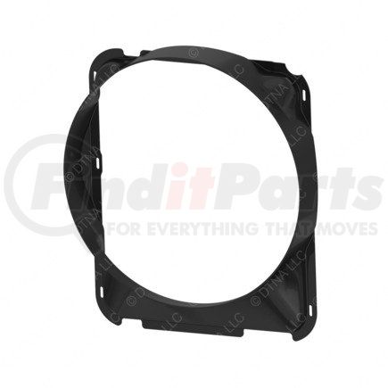 521396000 by FREIGHTLINER - Engine Cooling Fan Shroud - Polypropylene, Black