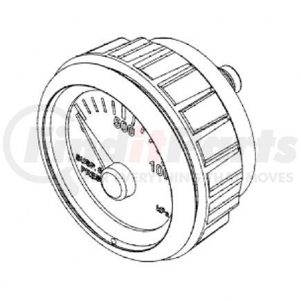 648068000 by FREIGHTLINER - Brake Pressure Gauge