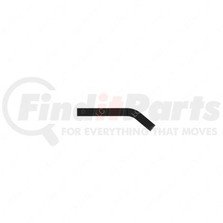 677228000 by FREIGHTLINER - Battery Box Strap - Steel, Black, 0.25 in. THK