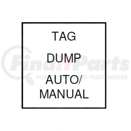 685361002 by FREIGHTLINER - Rocker Switch - Tag Axle Control