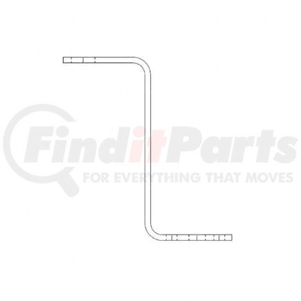 714106000 by FREIGHTLINER - Transmission Oil Cooler Line Bracket - Steel, 0.18 in. THK