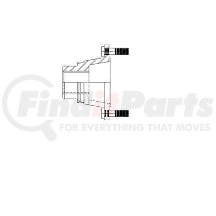 715861000 by FREIGHTLINER - Drive Shaft Companion Flange