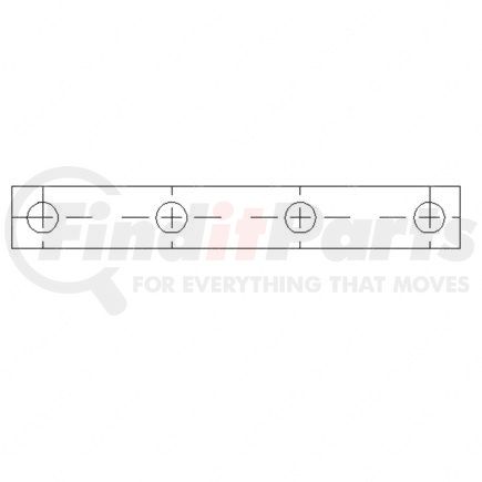 615424002 by FREIGHTLINER - Junction Box - Copper, 80.62 mm x 11.12 mm, 1.23 mm THK