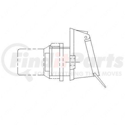 619362000 by FREIGHTLINER - Receptacle - 7 Way With Cable