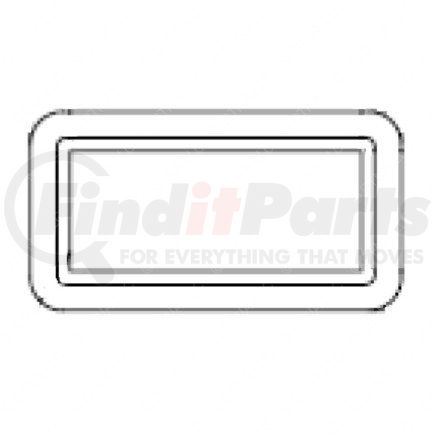 622309016 by FREIGHTLINER - Warning Light Kit - Red Lens, 180 mm x 28 mm