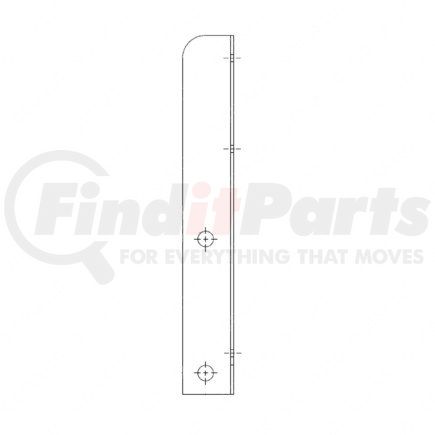 624434000 by FREIGHTLINER - Vehicle Jump Starter Bracket - Steel, 0.12 in. THK