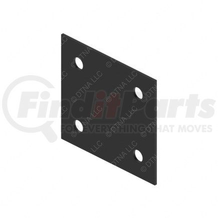 1511135000 by FREIGHTLINER - Multi-Purpose Spacer - Steel, 139.7 mm x 127 mm, 3.04 mm THK