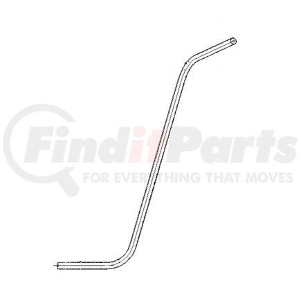 718390000 by FREIGHTLINER - Manual Transmission Dipstick - Painted, Steel Tube Material
