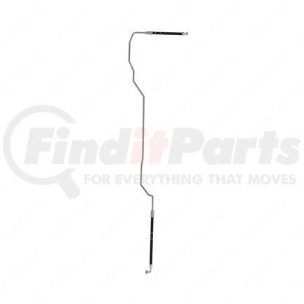 722007000 by FREIGHTLINER - Transmission Oil Cooler Hose - Plumbing, Return, M-1