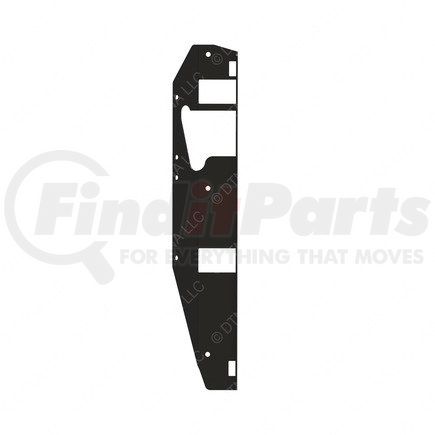 1719702001 by FREIGHTLINER - Grille Bracket - Right Side, Aluminum, Black, 3.17 mm THK
