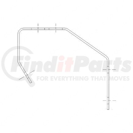 2233267000 by FREIGHTLINER - Fender Bracket - Steel, 0.18 in. THK