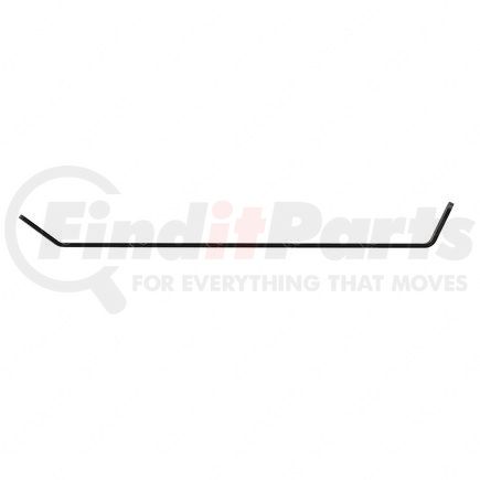 1718771000 by FREIGHTLINER - Mud Guard Brace - Steel, Black, 365.1 mm x 50.7 mm, 4.5 mm THK