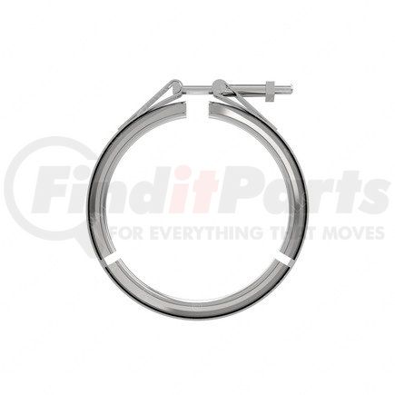 01-14596-010 by FREIGHTLINER - Exhaust Clamp - Stainless Steel