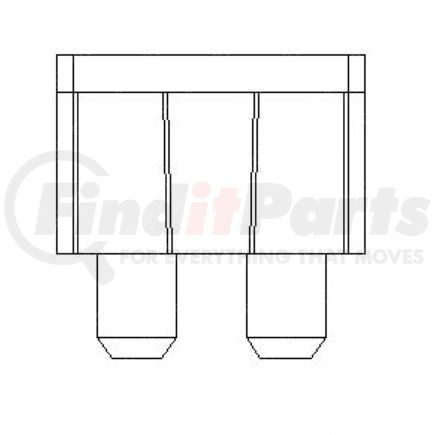 2312538030 by FREIGHTLINER - Electrical Fuse Cartridge - Green