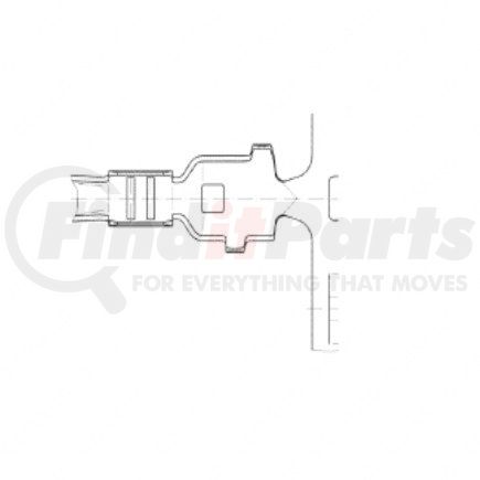 2313211976 by FREIGHTLINER - Multi-Purpose Wiring Terminal - Female, 22 ga.