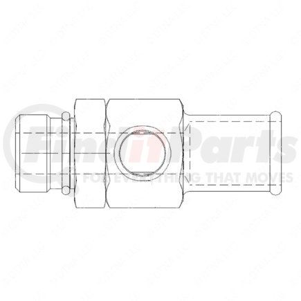 2313260000 by FREIGHTLINER - Pipe Fitting - Connector, M20, to 3/4 in. Hose