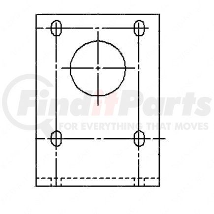 01-23075-001 by FREIGHTLINER - A/C Compressor Bracket - Assembly