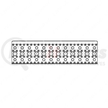 2243012004 by FREIGHTLINER - Truck Fairing Step - Aluminum, 894 mm x 160 mm, 2.03 mm THK
