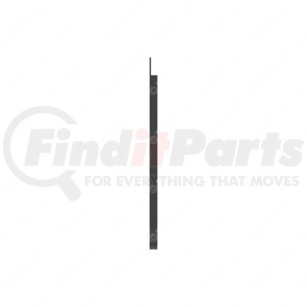 2261645212 by FREIGHTLINER - Mud Flap - Left Side, Symplastic, 762 mm x 609.6 mm, 4.8 mm THK