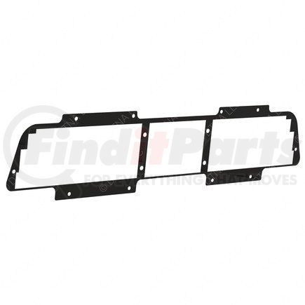 2268064000 by FREIGHTLINER - Bumper Grille Insert - Galvanized Steel, Black, 1223.6 mm x 225 mm, 0.61 mm THK