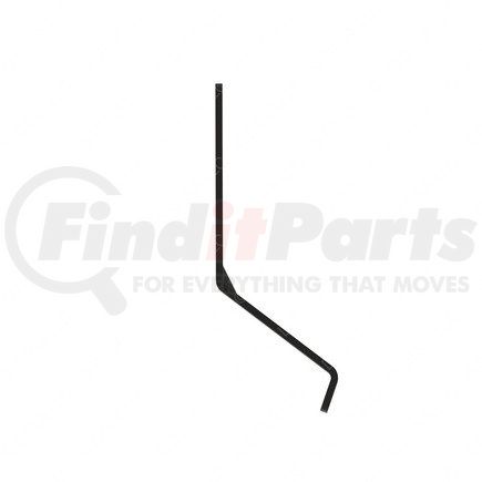 01-31912-000 by FREIGHTLINER - Accelerator Pedal Bracket - Alloy Steel, Black, 224.2 mm x 76 mm, 4.8 mm THK