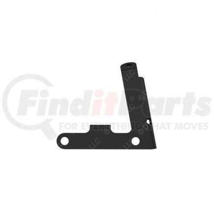 01-34179-000 by FREIGHTLINER - A/C Hoses Cab Mounting Bracket - Steel, Black, 0.12 in. THK