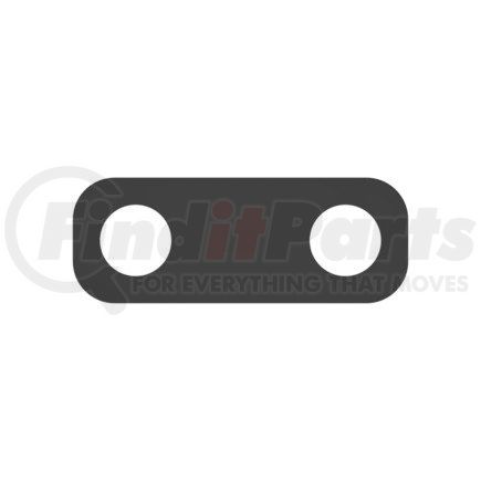 01-35262-000 by FREIGHTLINER - Engine Support Bracket - Steel, Black, 80 mm x 30 mm, 15.8 mm THK