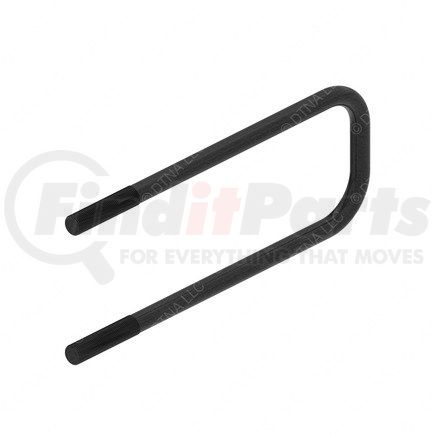 11-23853-005 by FREIGHTLINER - Leaf Spring Axle U-Bolt - Steel, 3.54 in. Thread Length, 7/8-14 UNF in. Thread Size