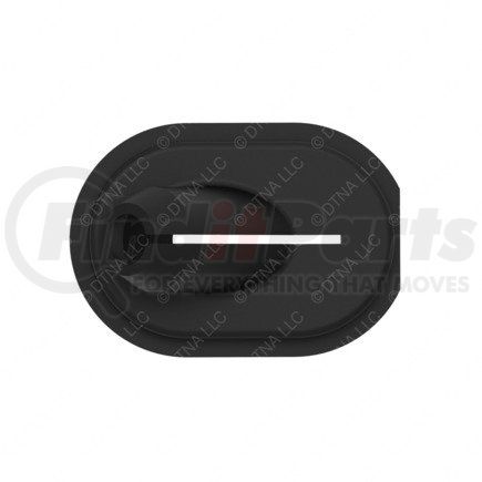 12-24394-000 by FREIGHTLINER - Wiring Harness Grommet - EPDM (Synthetic Rubber), Black, 58.3 mm x 41.3 mm