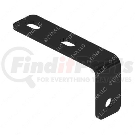 12-31497-000 by FREIGHTLINER - Discharge Line Bracket - Steel, Black, 0.13 in. THK