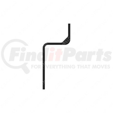 12-18399-000 by FREIGHTLINER - Air Brake Dryer Bracket - Steel, Black, 0.25 in. THK