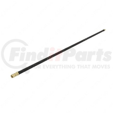 12-21021-027 by FREIGHTLINER - Air Brake Air Line - Synthetic Rubber, Black, 0.19 in. THK, 3/4-16 in. Thread Size