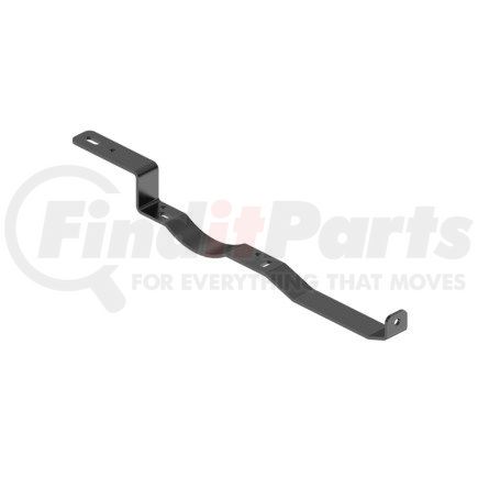 12-24832-000 by FREIGHTLINER - Air Brake Reservoir Bracket - Steel, Black, 0.25 in. THK