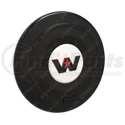 14-19539-001 by FREIGHTLINER - Button - Horn, Electric, Wst Logo, Black