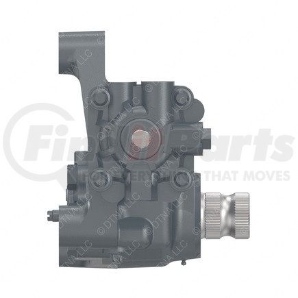 14-19755-000 by FREIGHTLINER - Steering Gear - Clockwise/Counter Clockwise, Black, 14.23 in. x 8.26 in.