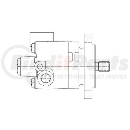 14-12657-004 by FREIGHTLINER - Power Steering Pump