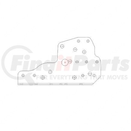 15-14809-001 by FREIGHTLINER - Frame Rail Extension - Steel, 9.53 mm THK
