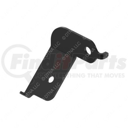 14-20816-000 by FREIGHTLINER - Power Steering Cooler Line Bracket - Steel, Black, 2.8 mm THK