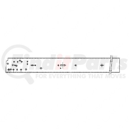 15-13656-337 by FREIGHTLINER - Frame Rail - Left Hand