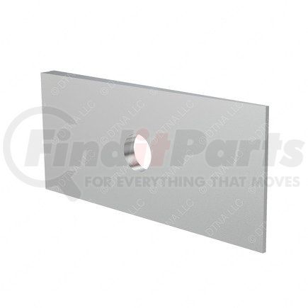 16-13363-010 by FREIGHTLINER - Axle Seat Shim - Aluminum, 7 in. x 3 in.