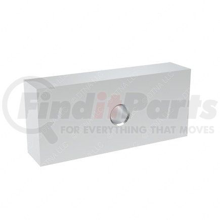 16-12562-001 by FREIGHTLINER - Axle Seat Shim - Aluminum, 6.75 in. x 3 in.