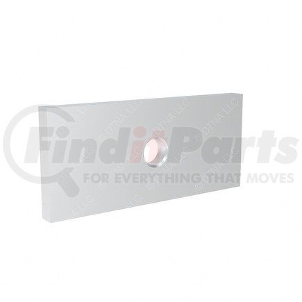 16-12562-003 by FREIGHTLINER - Axle Seat Shim - Aluminum, 6.75 in. x 3 in.