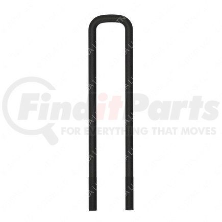 16-16140-000 by FREIGHTLINER - Threaded U-Bolt - Steel, 90 mm Thread Length, 7/8-14 UNF in. Thread Size