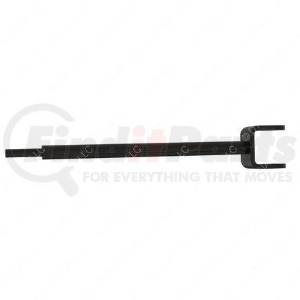 16-18150-000 by FREIGHTLINER - Suspension Stabilizer Bar Link - Steel, Black, 397.4 mm x 42 mm, 6.35 mm THK