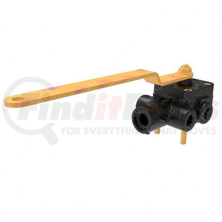 16-19023-001 by FREIGHTLINER - Suspension Ride Height Control Valve - Painted, 243 mm x 68.3 mm
