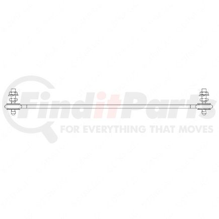 16-15893-000 by FREIGHTLINER - Leveling Valve Linkage Kit - 415 mm Length