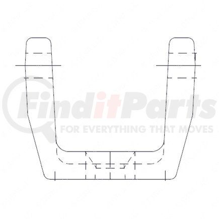 17-10425-002 by FREIGHTLINER - Hood Pivot - 87.76 mm Width