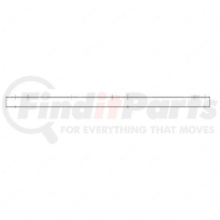 17-12103-001 by FREIGHTLINER - Grille Bar - Steel, 1.98 mm THK