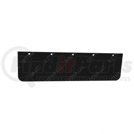 17-12380-000 by FREIGHTLINER - Mud Flap - Rubber, 508 mm x 139.7 mm, 3.2 mm THK