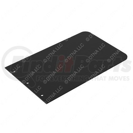 17-12381-001 by FREIGHTLINER - Mud Flap - Rubber, 14.5 in. x 9 in., 0.13 in. THK
